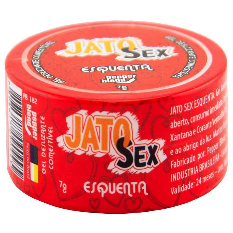 Jato Sex Esquenta Excitante Gel 7g Pepper Blend Modo Sexy