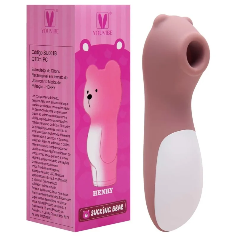 Estimulador Usb Clitóris Urso 10 Pulsações - Image 2